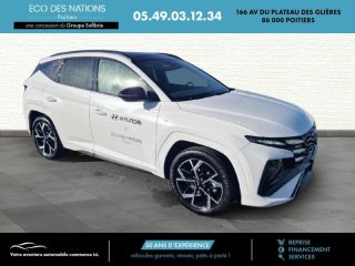 86000 : Hyundai Poitiers - Eco des Nations - HYUNDAI Tucson - Tucson - Serenity White Métal - Traction - Hybride : Essence/Electrique
