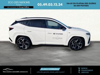 86000 : Hyundai Poitiers - Eco des Nations - HYUNDAI Tucson - Tucson - Serenity White Métal - Traction - Hybride : Essence/Electrique