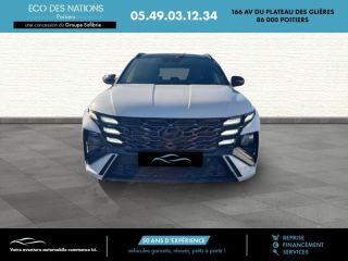 86000 : Hyundai Poitiers - Eco des Nations - HYUNDAI Tucson - Tucson - Serenity White Métal - Traction - Hybride : Essence/Electrique
