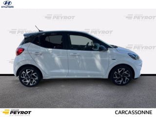 11020 : Hyundai Carcassonne - HMDS - HYUNDAI i10 N Line - i10 III - ATLAS WHITE/PHANTOM BLACK - Boîte manuelle - Essence sans plomb