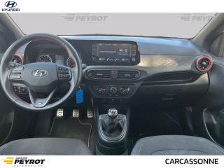 11020 : Hyundai Carcassonne - HMDS - HYUNDAI i10 N Line - i10 III - ATLAS WHITE/PHANTOM BLACK - Boîte manuelle - Essence sans plomb