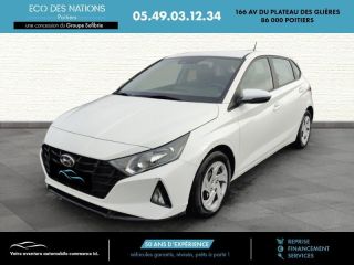 86000 : Hyundai Poitiers - Eco des Nations - HYUNDAI i20 - i20 - Blanc - Traction - Essence