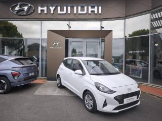 19100 : Hyundai Brive-la-Gaillarde - Garage Pouget - HYUNDAI i10 - i10 - Atlas White - Traction - Essence