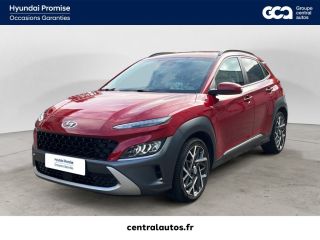 38200 : Hyundai Vienne - Groupe Central Autos - HYUNDAI KONA HYBRID Executive - KONA - Rouge - Automate sequentiel - Essence / Courant électrique