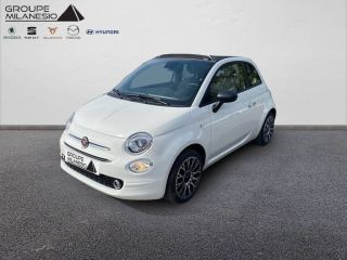13730 : Hyundai Marignane - Cap Milanesio - FIAT 500C  - 500C (09/2022) - Blanc - Boîte manuelle - Essence sans plomb