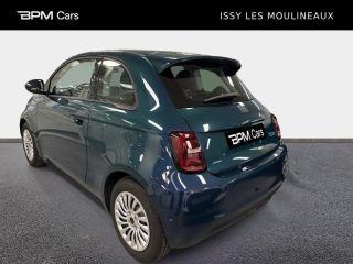 92130 : Hyundai ISSY-LES-MOULINEAUX - BPM Cars - FIAT 500 - 500 - Ocean Green métal - Traction - Electrique
