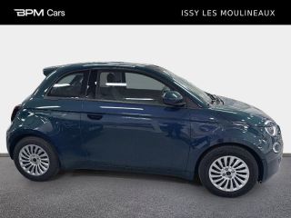 92130 : Hyundai ISSY-LES-MOULINEAUX - BPM Cars - FIAT 500 - 500 - Ocean Green métal - Traction - Electrique