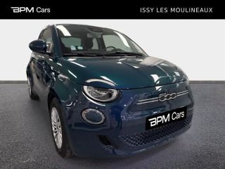 92130 : Hyundai ISSY-LES-MOULINEAUX - BPM Cars - FIAT 500 - 500 - Ocean Green métal - Traction - Electrique