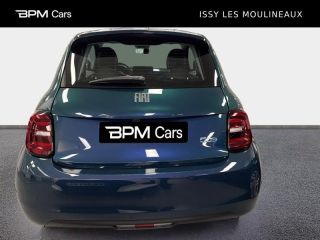92130 : Hyundai ISSY-LES-MOULINEAUX - BPM Cars - FIAT 500 - 500 - Ocean Green métal - Traction - Electrique