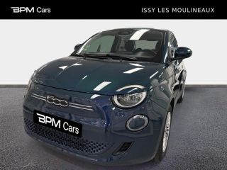 92130 : Hyundai ISSY-LES-MOULINEAUX - BPM Cars - FIAT 500 - 500 - Ocean Green métal - Traction - Electrique