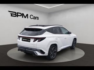 18230 : Hyundai Bourges - BPM Cars - HYUNDAI Tucson - Tucson - Serenity White Métal - Traction - Hybride : Essence/Electrique