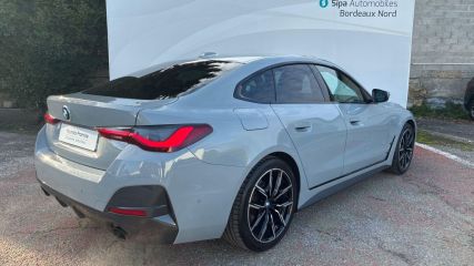 33110 : Hyundai Bordeaux Nord Le Bouscat - Sipa Automobiles - BMW SERIE 4 GRAN COUPE G26 M Sport - SERIE 4 GRAN COUPE G26 - Gris - Boîte automatique - Essence sans plomb