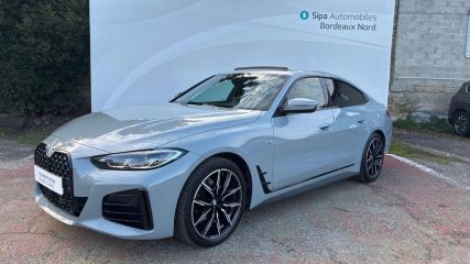 33110 : Hyundai Bordeaux Nord Le Bouscat - Sipa Automobiles - BMW SERIE 4 GRAN COUPE G26 M Sport - SERIE 4 GRAN COUPE G26 - Gris - Boîte automatique - Essence sans plomb