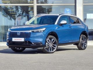 57200 : Hyundai Sarreguemines - Theobald Automobiles - HONDA HR-V - HR-V - Bleu Okinawa Nacré Bi-ton - Traction - Hybride : Essence/Electrique