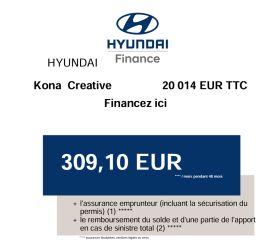 83130 : Hyundai Toulon - Autodif SAS - Groupe BALDASSARI - HYUNDAI KONA ELECTRIC Creative - KONA ELECTRIQUE - Gris - Automate à fonct. Continu - Courant électrique