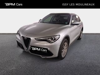 92130 : Hyundai ISSY-LES-MOULINEAUX - BPM Cars - ALFA ROMEO Stelvio - Stelvio - Gris Silverstone - Transmission intégrale - Essence