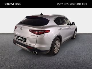 92130 : Hyundai ISSY-LES-MOULINEAUX - BPM Cars - ALFA ROMEO Stelvio - Stelvio - Gris Silverstone - Transmission intégrale - Essence