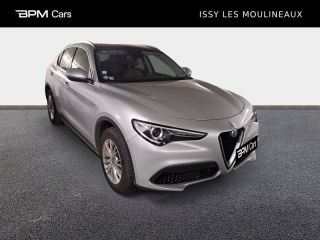 92130 : Hyundai ISSY-LES-MOULINEAUX - BPM Cars - ALFA ROMEO Stelvio - Stelvio - Gris Silverstone - Transmission intégrale - Essence