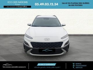 86000 : Hyundai Poitiers - Eco des Nations - HYUNDAI Kona - Kona - Blanc - Traction - Hybride : Essence/Electrique