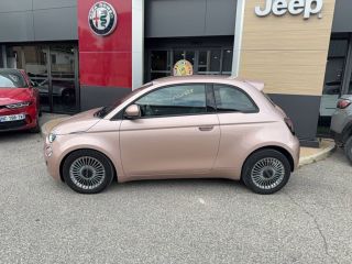 04100 : Hyundai Manosque - Pedinielli - FIAT 500e BERLINE MY22 SERIE 1 STEP 2 Icône - 500 III - Rose - Automate à fonct. Continu - Courant électrique