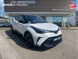 67800 : Hyundai Strasbourg - HESS Automobile - TOYOTA C-HR - C-HR - Blanc Lunaire nacré bi-ton - Traction - Hybride : Essence/Electrique