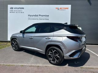 14100 : Hyundai Lisieux - Trajectoire Automobiles - HYUNDAI Tucson - Tucson - Shimmering Silver/Toit/rétros Black - Traction - Hybride rechargeable : Essence/Electrique