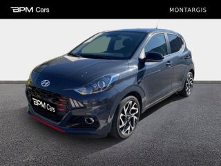 45200 : Hyundai Montargis - BPM Cars - HYUNDAI i10 - i10 - Sleek Silver Métal/Toit/rétros Black - Traction - Essence