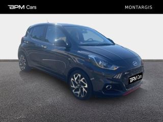 45200 : Hyundai Montargis - BPM Cars - HYUNDAI i10 - i10 - Sleek Silver Métal/Toit/rétros Black - Traction - Essence