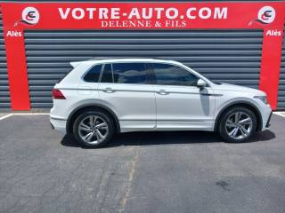 30100 : Hyundai Alès - Auto Hall - VOLKSWAGEN TIGUAN R-Line - TIGUAN II - Blanc - Automate sequentiel - Diesel