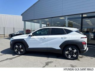 35400 : Hyundai Saint-Malo - GCA - HYUNDAI Kona - Kona - Atlas White - Traction - Hybride : Essence/Electrique