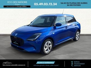 86000 : Hyundai Poitiers - Eco des Nations - SUZUKI Swift - Swift - Frontier Blue Pearl Metal - Traction - Essence/Micro-Hybride