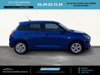 86000 : Hyundai Poitiers - Eco des Nations - SUZUKI Swift - Swift - Frontier Blue Pearl Metal - Traction - Essence/Micro-Hybride