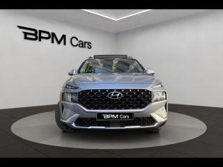 75013 : Hyundai Paris 13 - BPM Cars - HYUNDAI Santa Fe - Santa Fe - Typhon Silver Métal - Traction - Hybride : Essence/Electrique