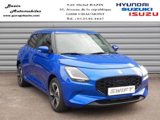 52000 : Hyundai Chaumont - Garage Michel Bazin - SUZUKI Swift - Swift - Frontier Blue Pearl Metal - Traction - Essence/Micro-Hybride