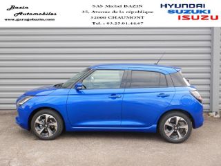 52000 : Hyundai Chaumont - Garage Michel Bazin - SUZUKI Swift - Swift - Frontier Blue Pearl Metal - Traction - Essence/Micro-Hybride