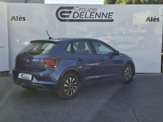 30100 : Hyundai Alès - Auto Hall - VOLKSWAGEN POLO Active - POLO VI - Bleu - Automate sequentiel - Essence sans plomb
