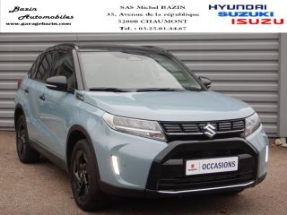 52000 : Hyundai Chaumont - Garage Michel Bazin - SUZUKI Vitara - Vitara - So'Color Ice Grayish Blue/Black métal - Traction - Essence/Micro-Hybride