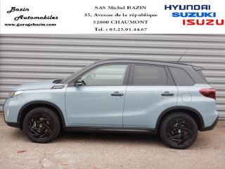 52000 : Hyundai Chaumont - Garage Michel Bazin - SUZUKI Vitara - Vitara - So'Color Ice Grayish Blue/Black métal - Traction - Essence/Micro-Hybride