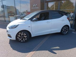 59640 : Hyundai Dunkerque - Europ'Auto - HYUNDAI i10 - i10 - Atlas White/Toit/rétros Black - Traction - Essence