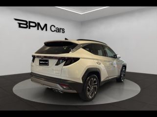 75013 : Hyundai Paris 13 - BPM Cars - HYUNDAI Tucson - Tucson - Serenity White Métal - Traction - Hybride : Essence/Electrique