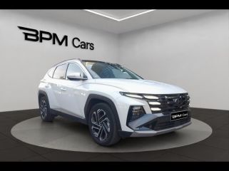 92250 : Hyundai La Garenne-Colombes - BPM Cars - HYUNDAI Tucson - Tucson - Serenity White Métal - Traction - Hybride : Essence/Electrique