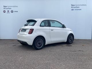 33260 : Hyundai Arcachon - Sipa Automobiles - FIAT 500e BERLINE MY22 SERIE 1 STEP 2 Icône - 500 III - Blanc - Automate à fonct. Continu - Courant électrique