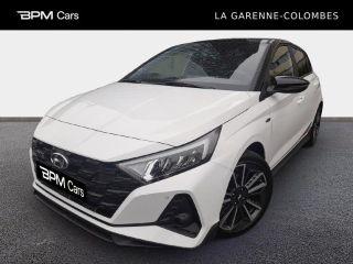 92250 : Hyundai La Garenne-Colombes - BPM Cars - HYUNDAI i20 - i20 - Atlas White Métal/Toit/rétros Black - Traction - Essence/Micro-Hybride