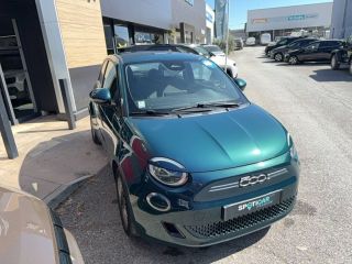 04100 : Hyundai Manosque - Pedinielli - FIAT 500e BERLINE MY22 SERIE 1 STEP 1 Icône - 500 III ELECTRIQUE - Bleu - Automate à fonct. Continu - Courant électrique