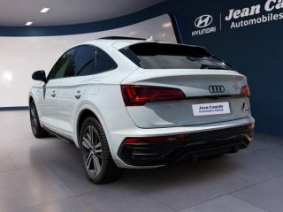 06130 : Hyundai Grasse - Garage Jean Cauvin - AUDI Q5 SPORTBACK S line - Q5 II - Blanc - Automate sequentiel - Essence / Courant électrique
