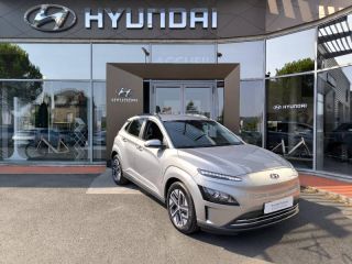 19100 : Hyundai Brive-la-Gaillarde - Garage Pouget - HYUNDAI Kona - Kona - Shimmering Silver Métal - Traction - Electrique