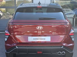 57685 : Hyundai Metz - Theobald Automobiles - HYUNDAI Kona - Kona - Ultimate Red métallisé/Toit/rétros Black - Traction - Hybride : Essence/Electrique