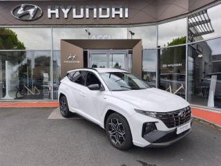 19100 : Hyundai Brive-la-Gaillarde - Garage Pouget - HYUNDAI Tucson - Tucson - Serenity White Métal - Transmission intégrale - Hybride : Essence/Electrique