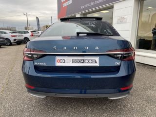 69340 : Hyundai Lyon Ouest - Groupe Central Autos - SKODA SUPERB Laurin &amp; Klement - SUPERB III - Bleu - Automate sequentiel - Essence / Courant électrique