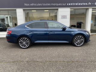 69340 : Hyundai Lyon Ouest - Groupe Central Autos - SKODA SUPERB Laurin &amp; Klement - SUPERB III - Bleu - Automate sequentiel - Essence / Courant électrique